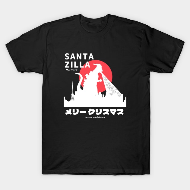 King of the Monster Santazilla T-Shirt by tosleep